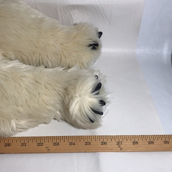 Ditz Designs by The Hen House Brand Teddy 26” Polar Bear Bear Hug Weighted Plush - Picture 9 of 9